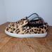 Steve Madden Womens Ecentrcl Sneakers Shoes Brown Leopard Cow Hair Sz 9B 6 Box 1