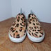 Steve Madden Womens Ecentrcl Sneakers Shoes Brown Leopard Cow Hair Sz 9B 6 Box 1