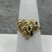 Brand new 10k Gold Nugget Heart Ring