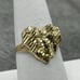 Brand new 10k Gold Nugget Heart Ring