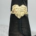 Brand new 10k Gold Nugget Heart Ring