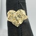Brand new 10k Gold Nugget Heart Ring