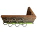 Tabletop Rustic Barn Wood Wine Rack