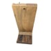 Tabletop Rustic Barn Wood Wine Rack