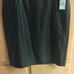 DNKY new faux leather black skirt