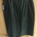 DNKY new faux leather black skirt