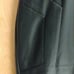 DNKY new faux leather black skirt