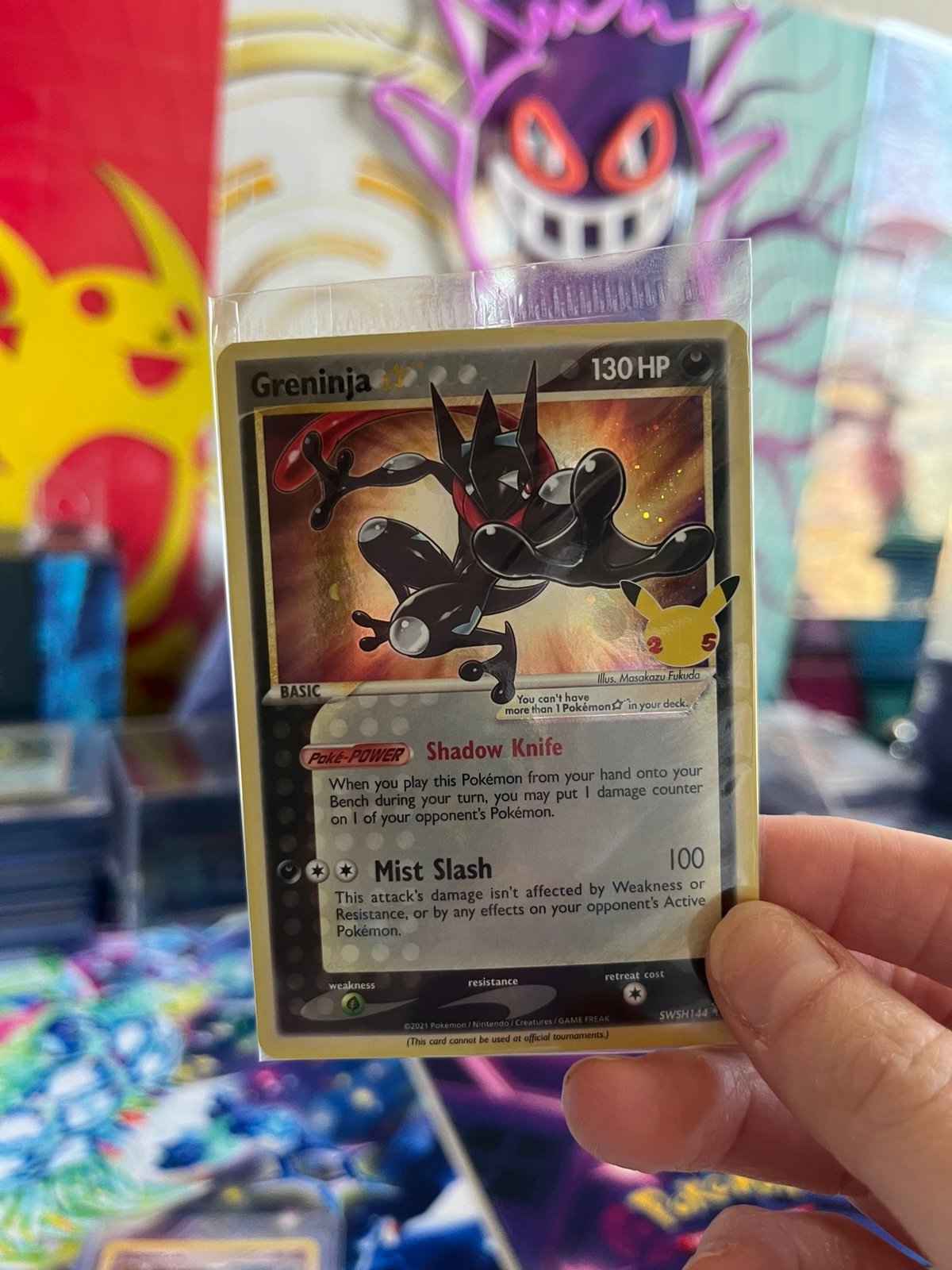 Greninja Gold Star Sealed Promo