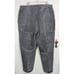 Vintage VTG Womens Plus Size 26W Gray Leather Tapered Pants Jon Lawrence LTD