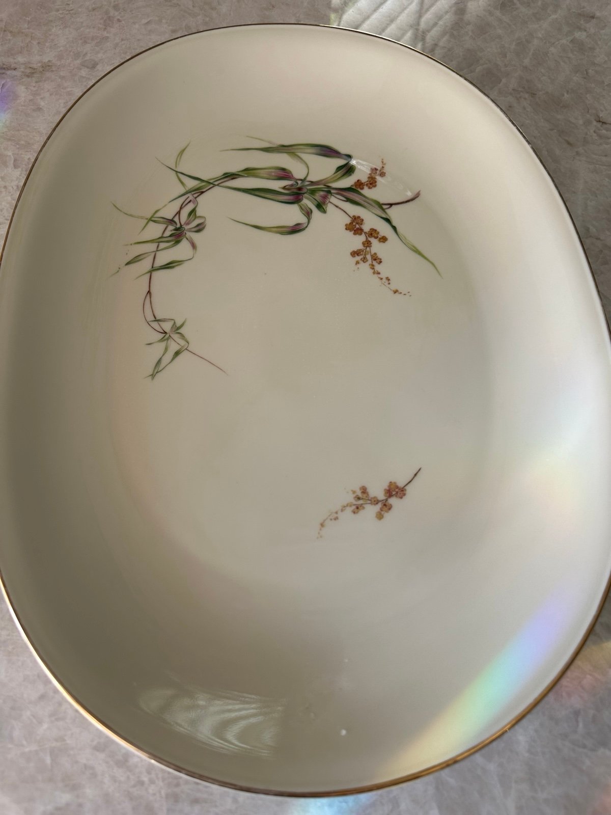 Vintage platter made by Heinrich & Co Selb Bavaria.