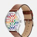 Coach Boxed Pride Collection Baxter Leather Watch With Rainbow Print, 39 MM