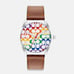 Coach Boxed Pride Collection Baxter Leather Watch With Rainbow Print, 39 MM