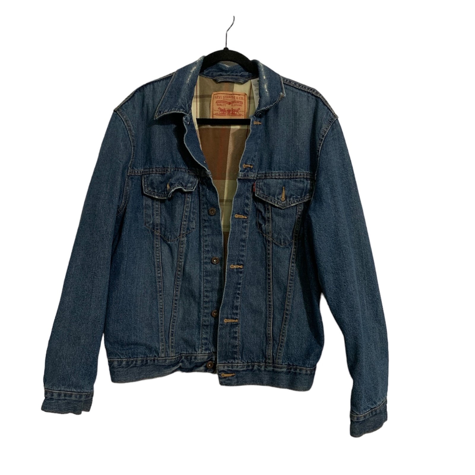 Denim trucker jacket size XXL