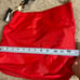 Bobby Schandra Red Black Purse Gold Hand Bag Buckle Canvas 13x13 New