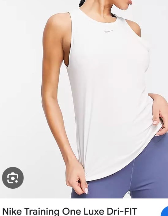 NIKE WOMENS PLUS SIZE DRI FIT TRAINING TANK TOP SIZE XL