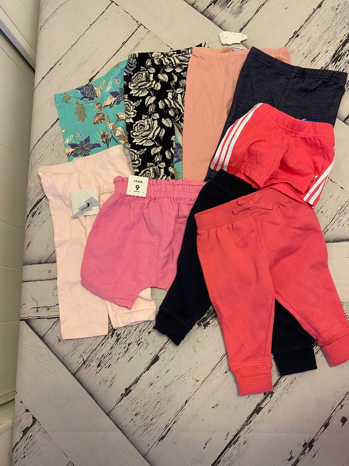 Baby girls bottoms lot