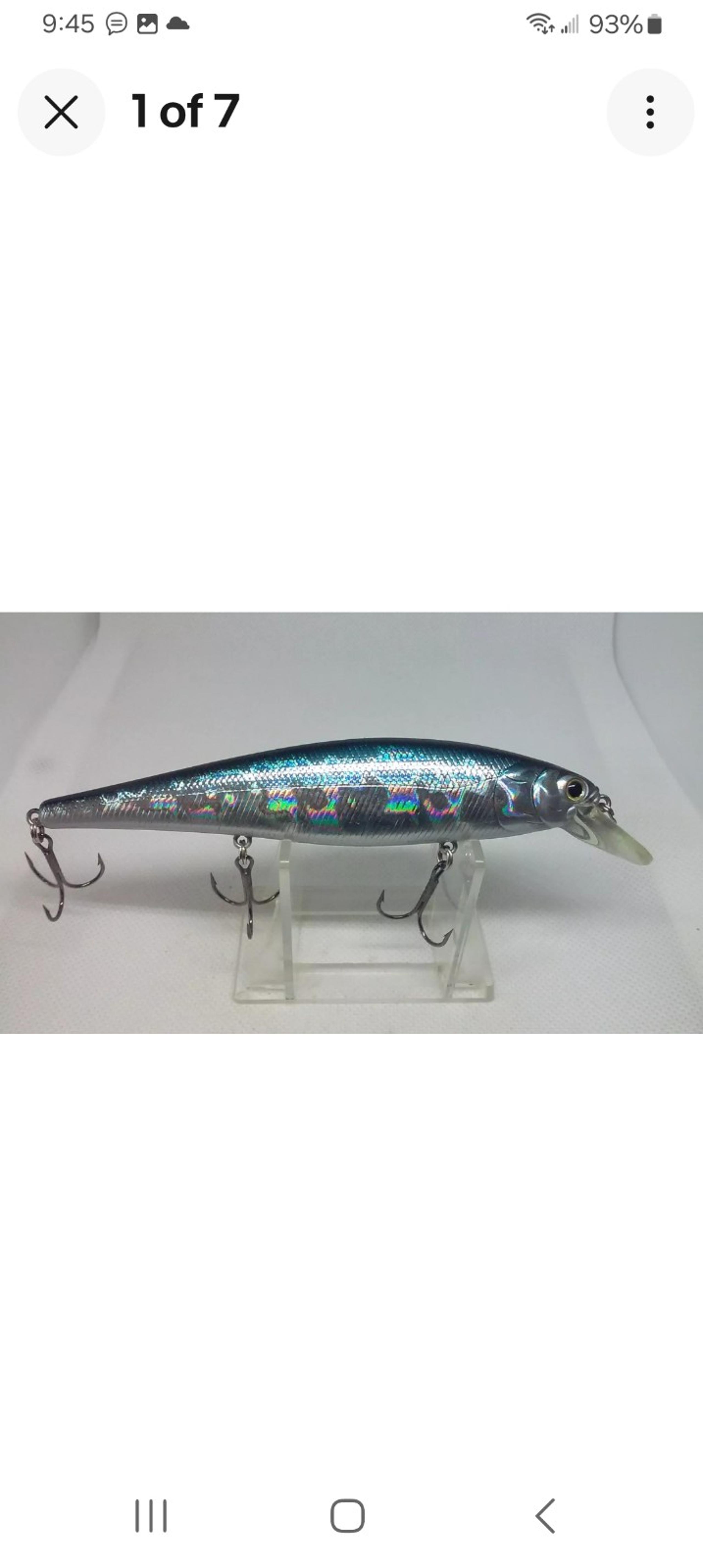 LUCKY CRAFT Pointer 128SP Aurora Black 5" Suspending Jerkbait 1oz Fishing lure