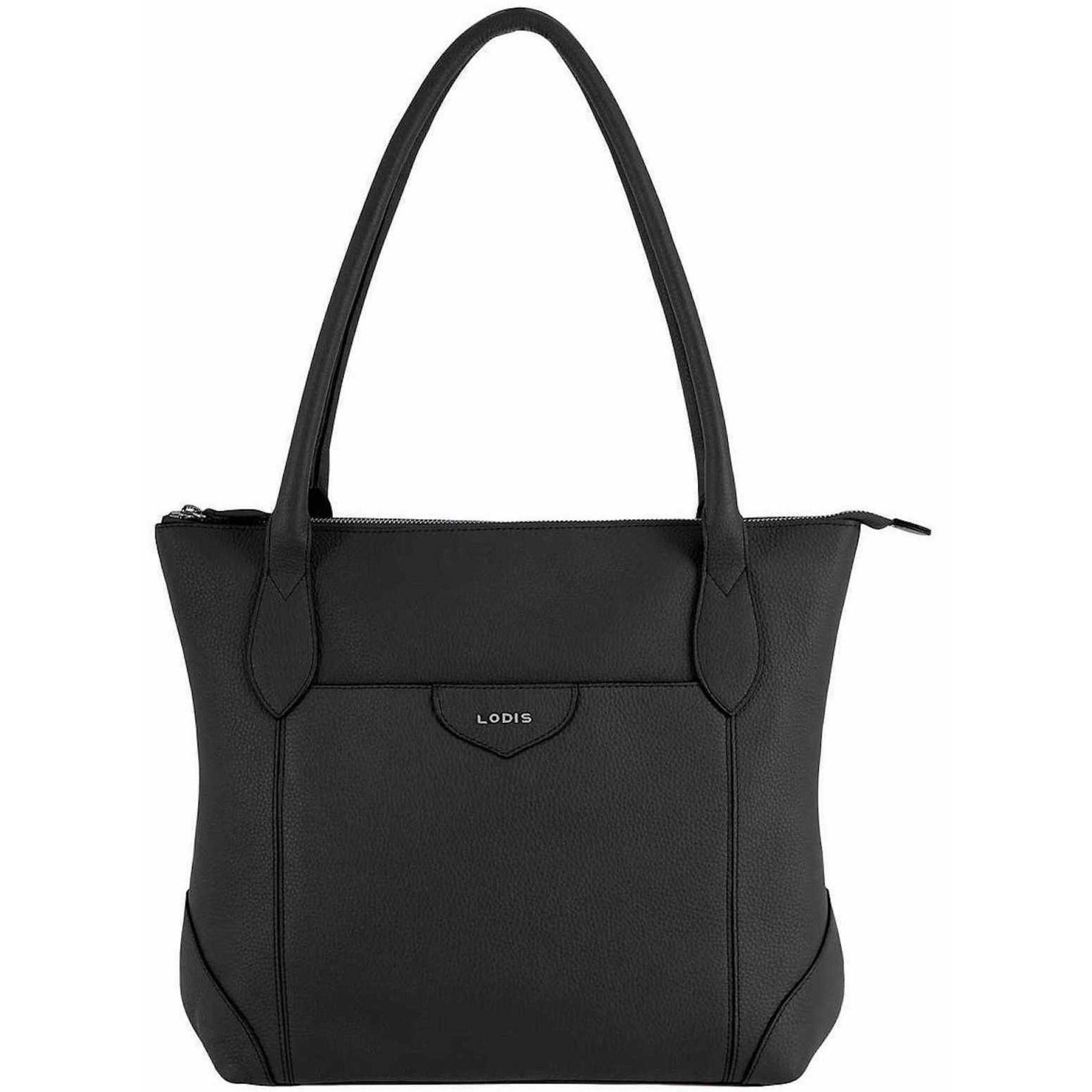LODIS | Large | Siera Luxury Pebbled Leather Tote Bag Purse Travel Shoulder