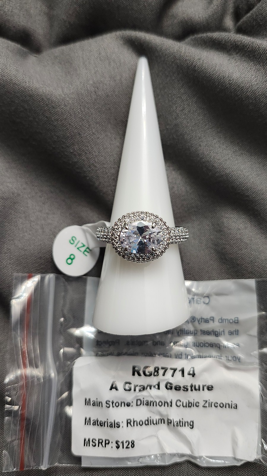 Bomb Party Ring Size 8