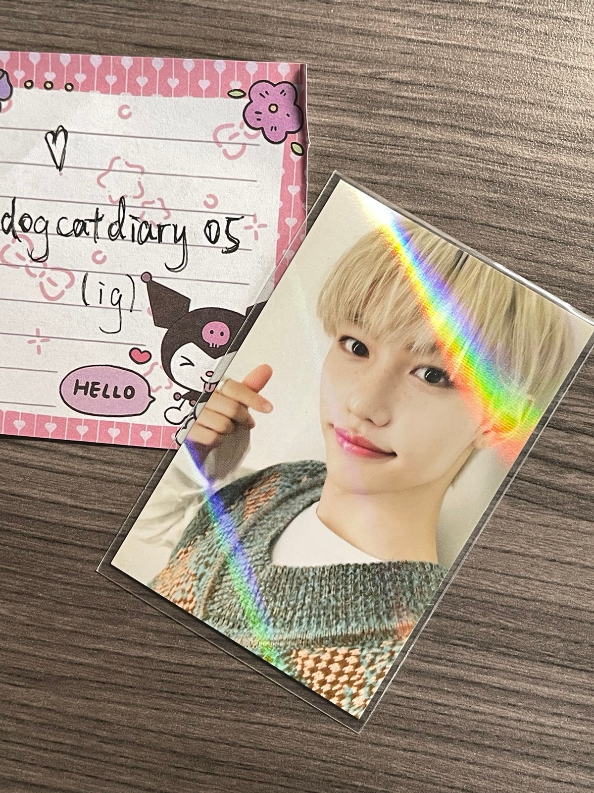 Felix In Life Withdrama holographic Pob