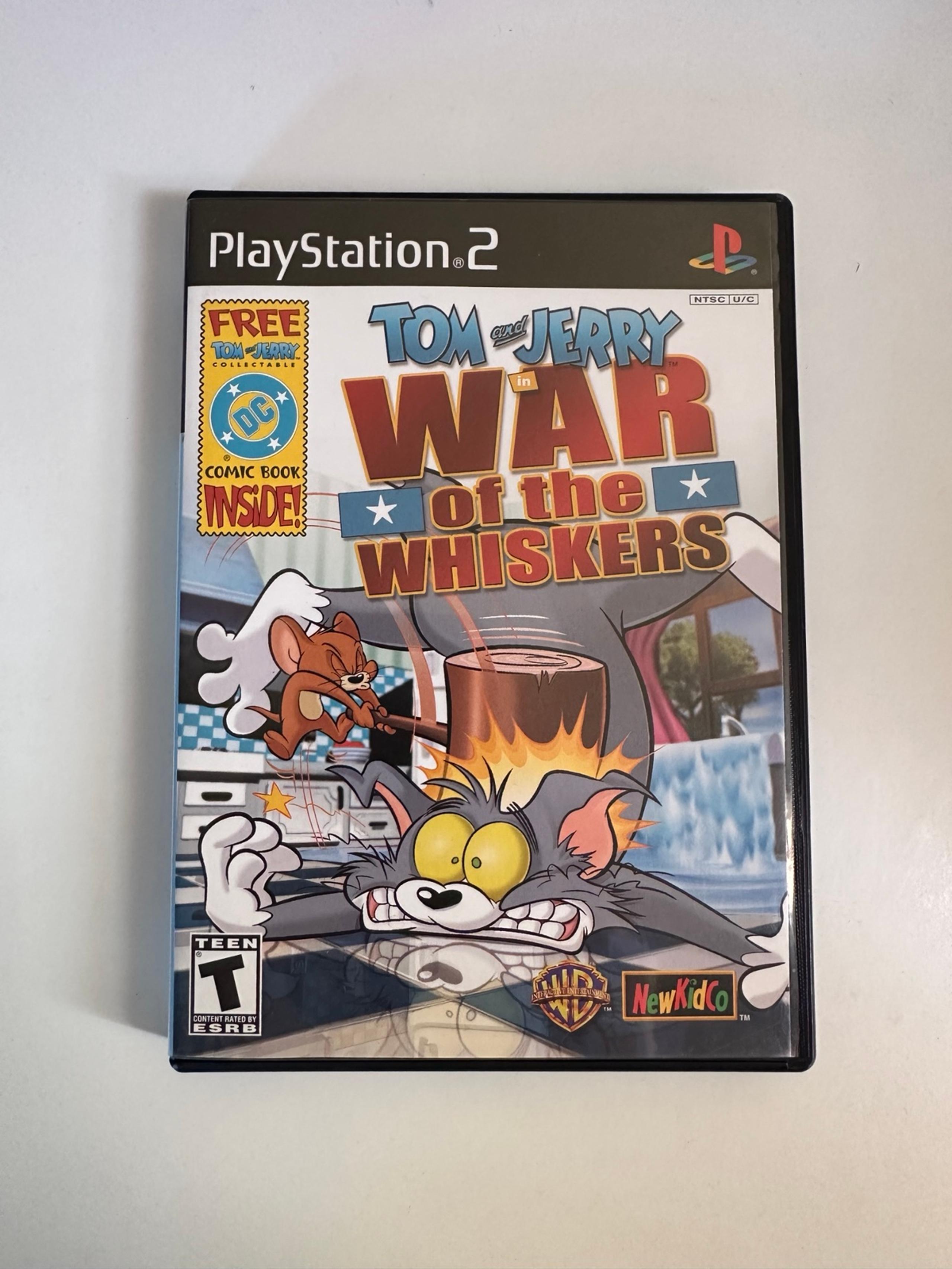 Tom and Jerry War of Whiskers For PlayStation 2 PS2 No Manual