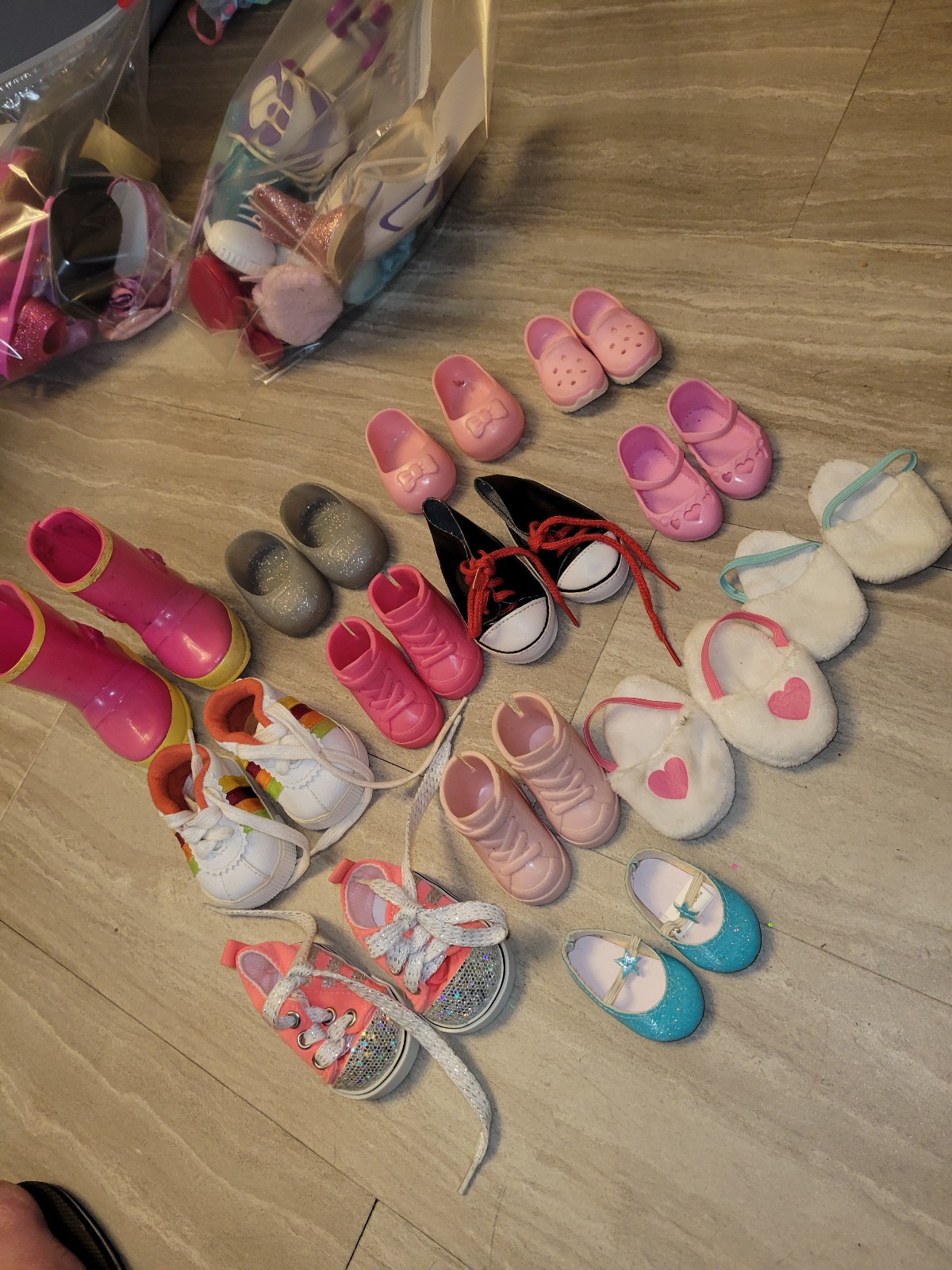 OG girls doll shoes bundle