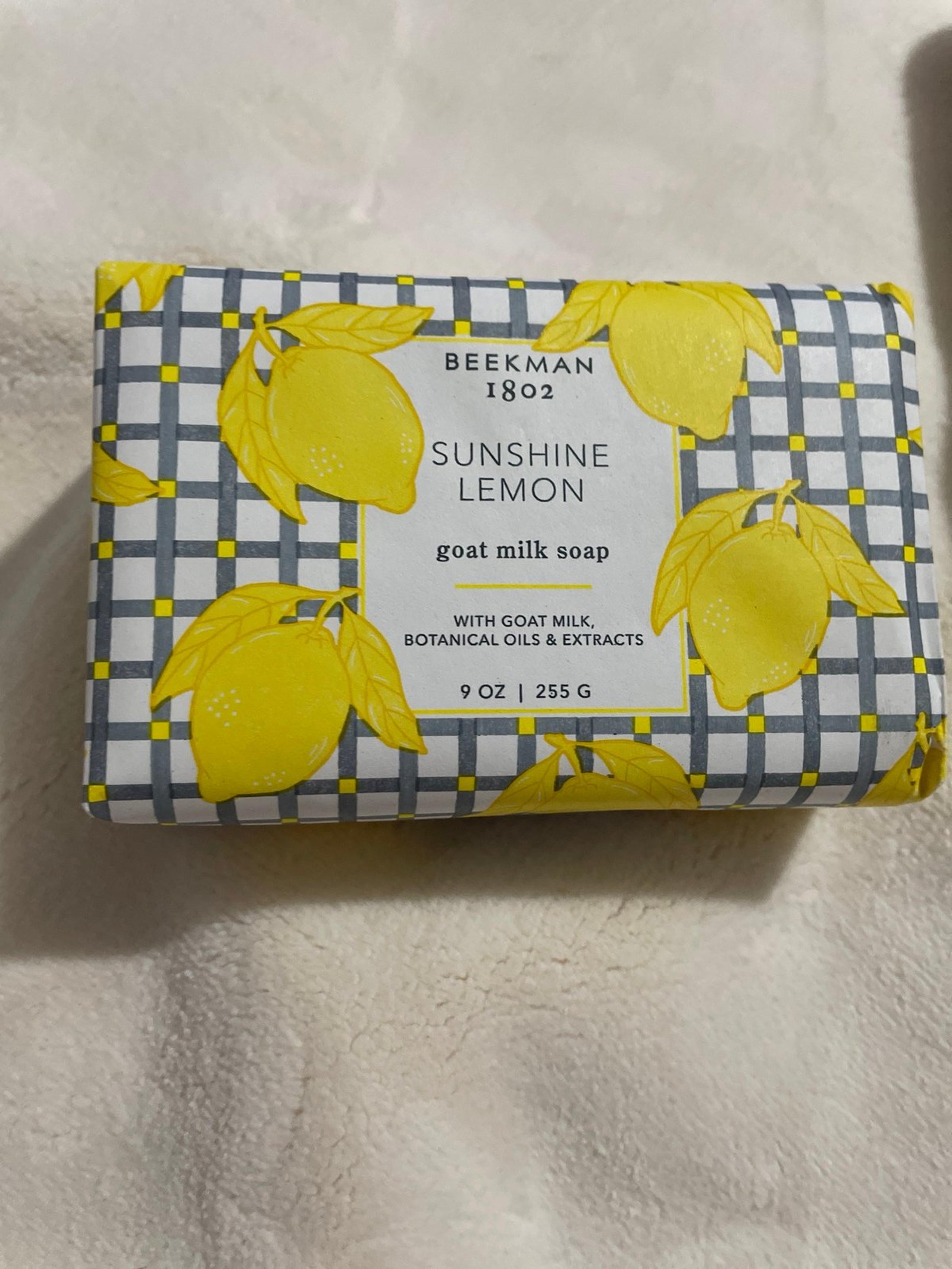 Beekman 1802 Sunshine Lemon Goat Milk Soap Bar
