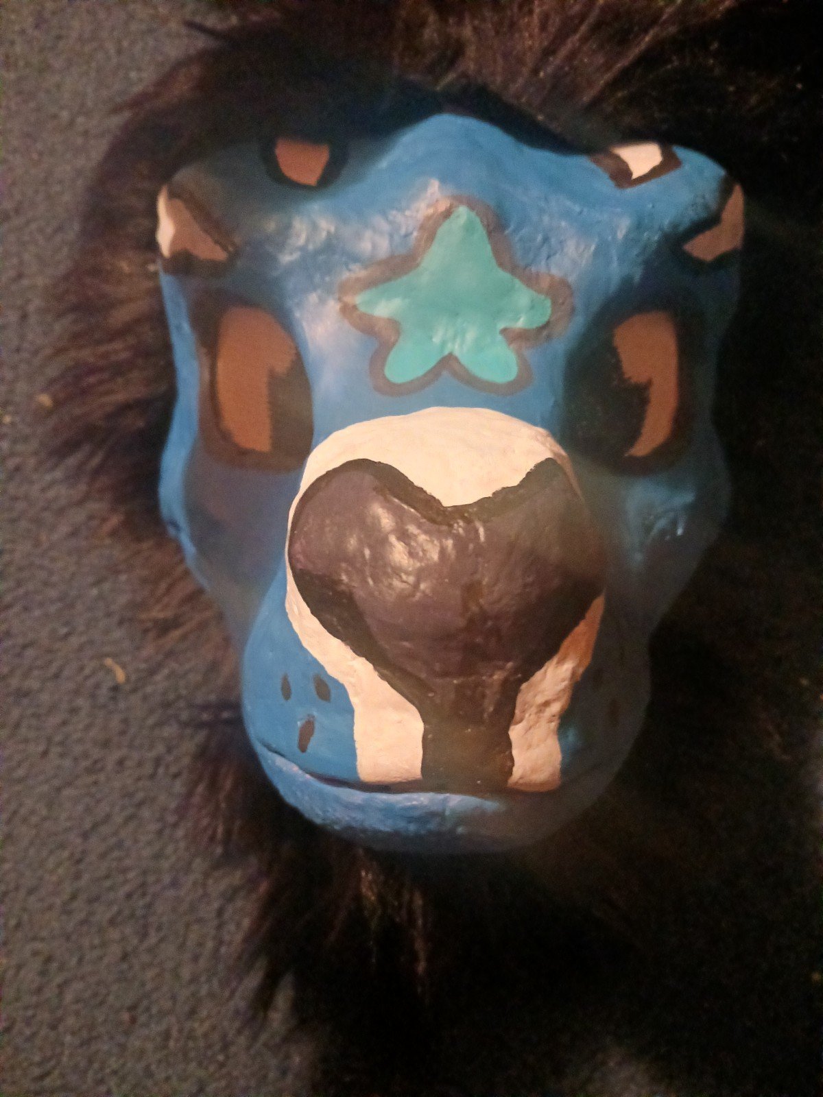 Furred dino mask (NO LONGER PUTTING ON HOLD)