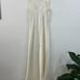 HALSTON Women's Satin Slip Gown Chalk Size 8 Brand: Halston Size: 8