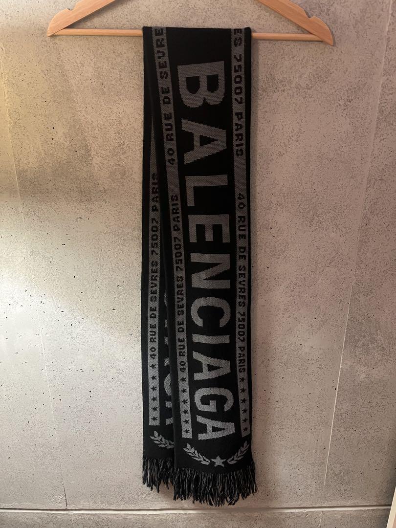 BALENCIAGA Black Scarf