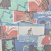 Peter Millar Crown Crafted Men Medium NWT Jazz Print Musical Colorful Polo Shirt
