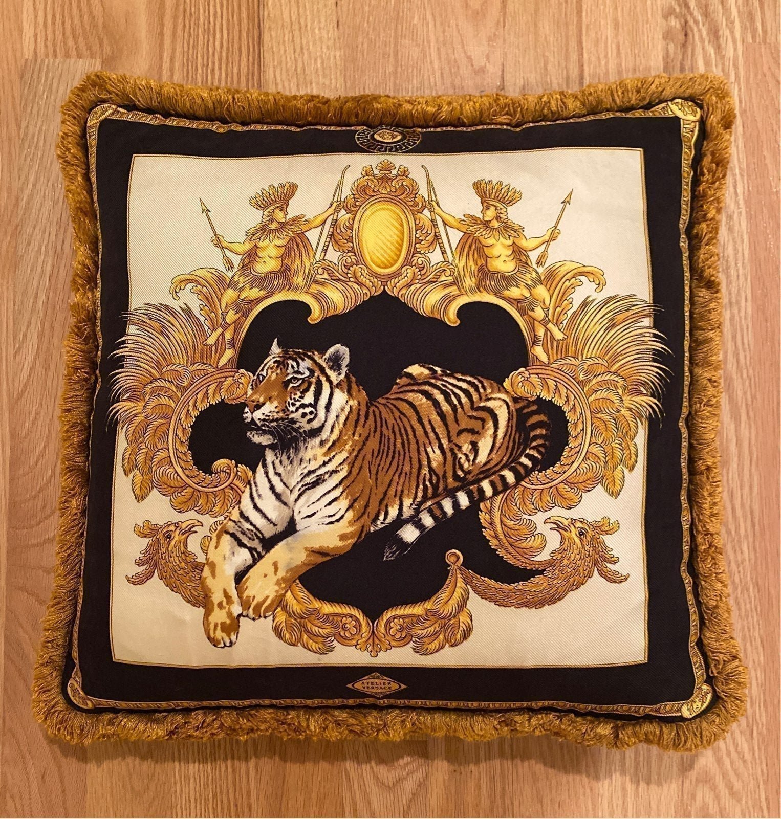 A very rare beautiful collective item! Atelier Versace decorative pilllow