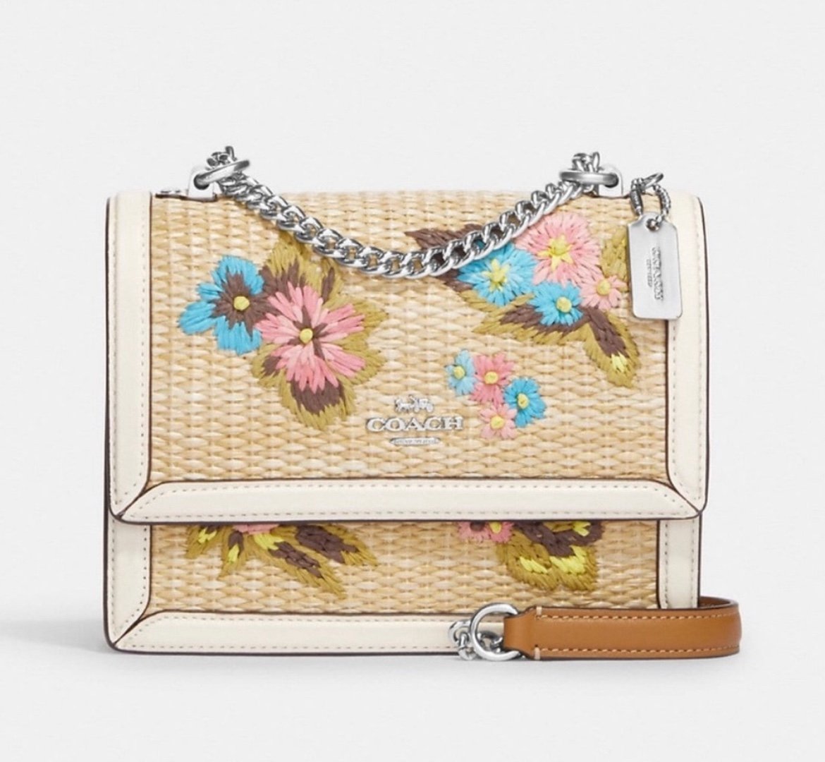 Coach Mini Klare Crossbody With Floral Embroidery CJ723 NWT
