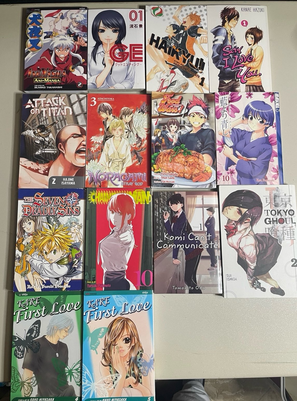Manga collection limited volumes