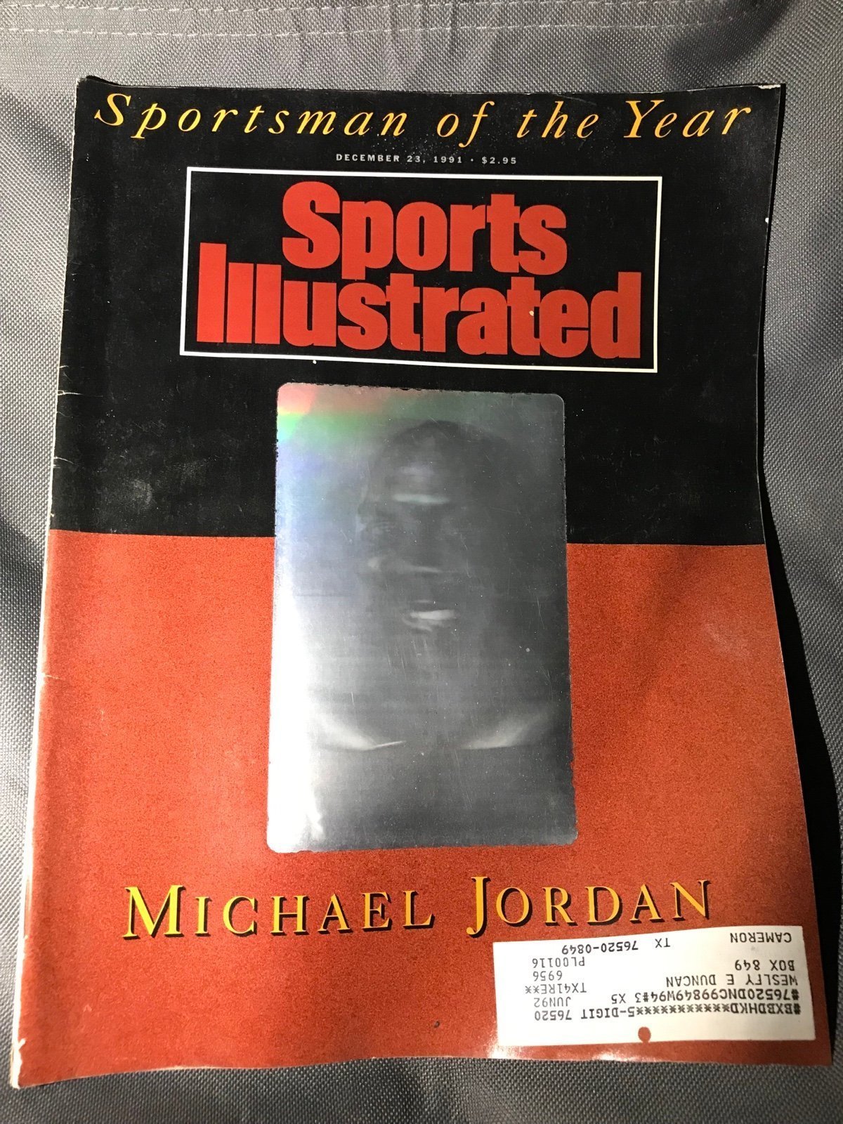 Michael Jordan Sports Illustrated Hologram issue