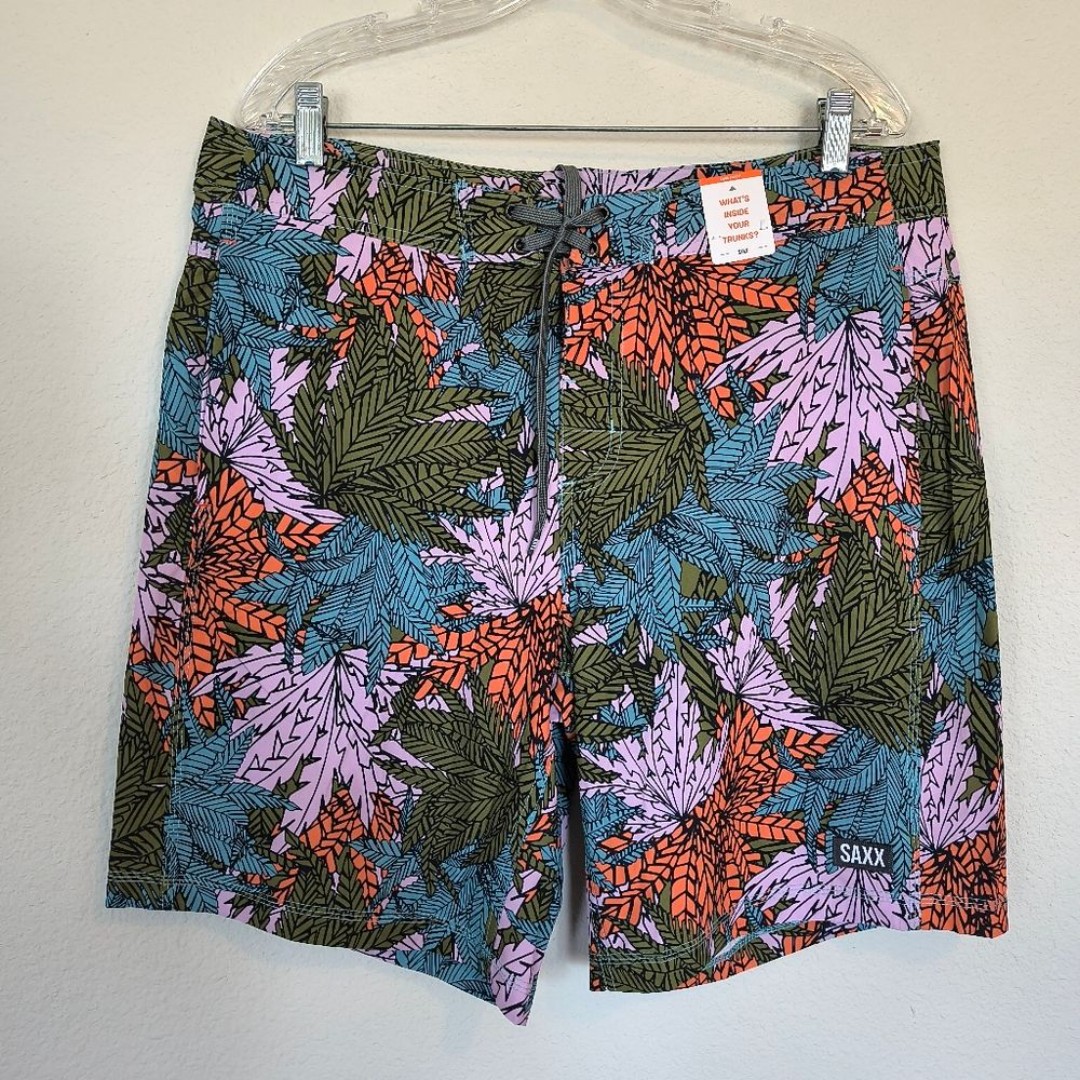 SAXX Betawave 2N1 Swim Boardshort Size 36 NWT