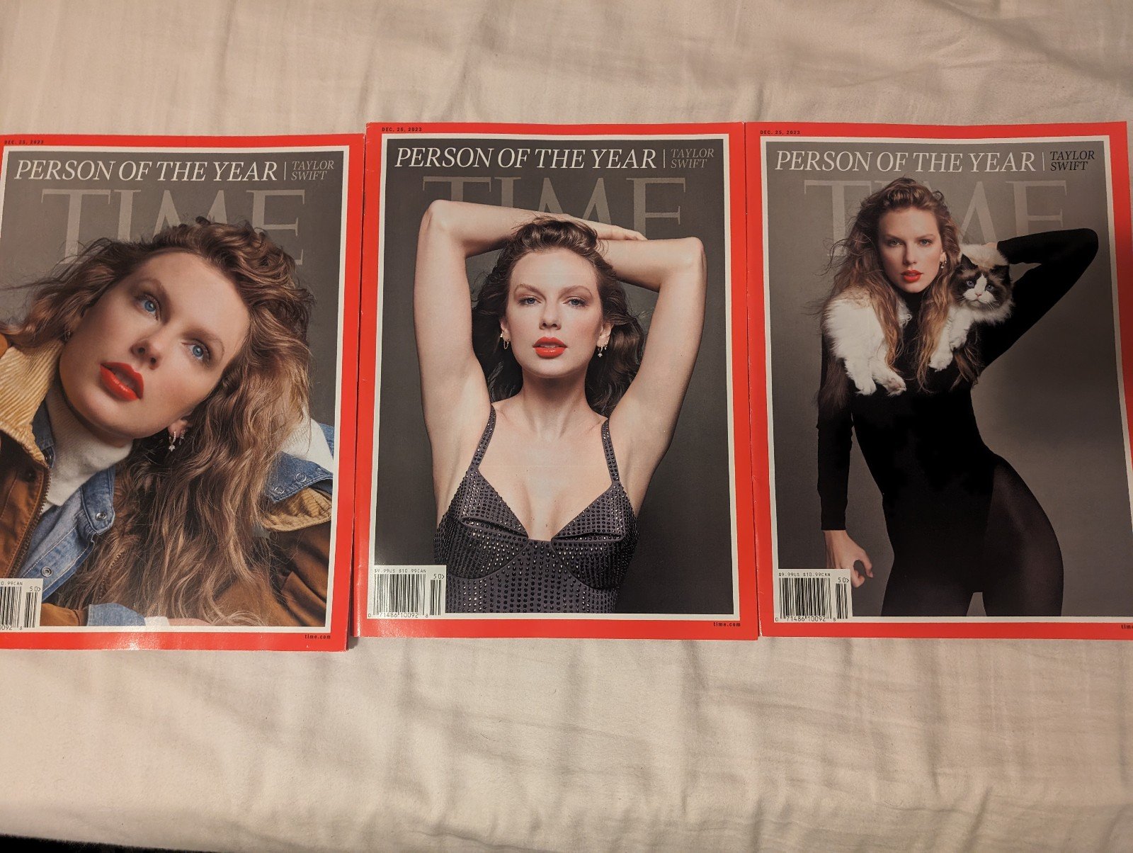 Taylor Swift time magazine set of 3