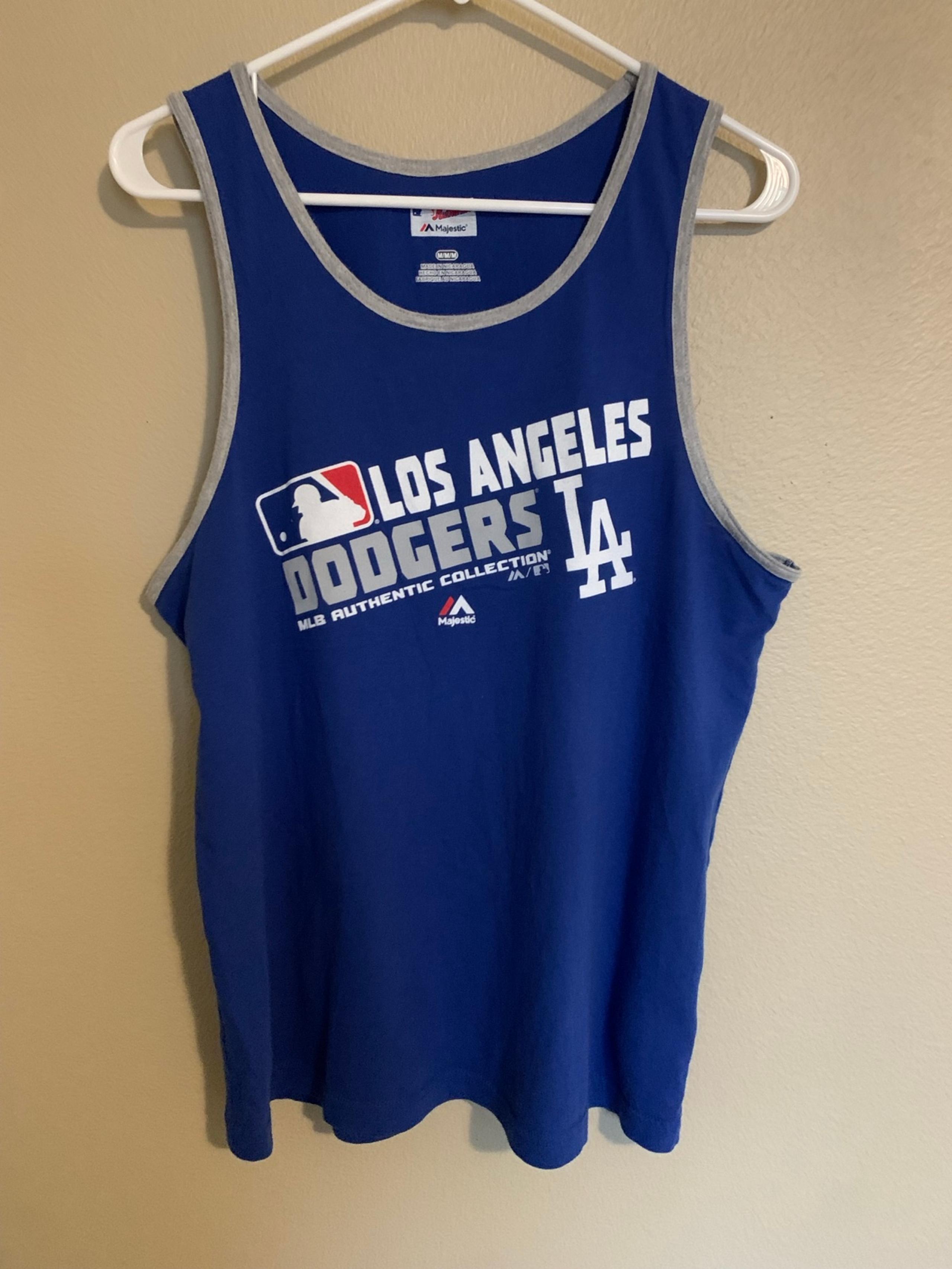 Majestic Men’s Dodgers Blue Tank Top Medium. Good Used Condition.
