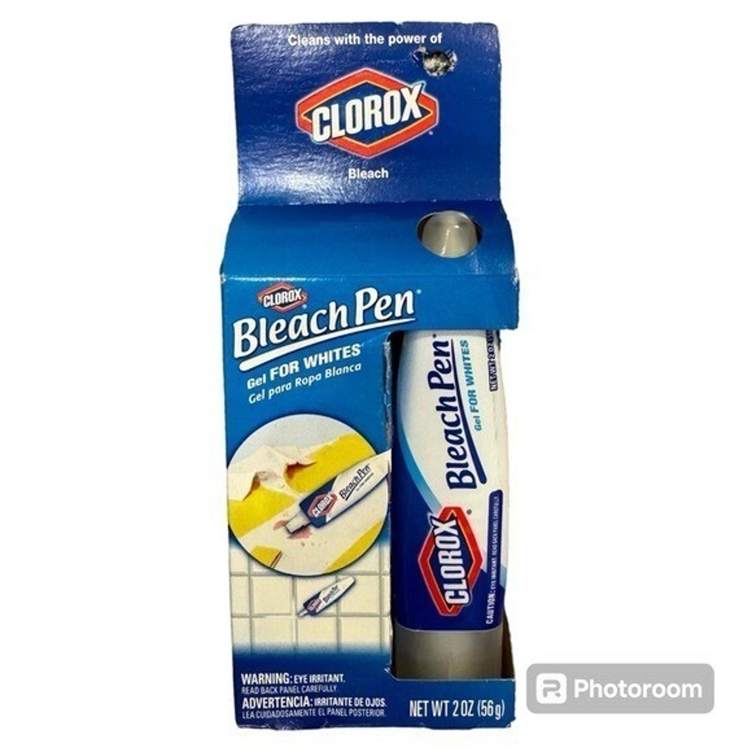 Clorox Bleach Pen Gel for Whites 2 oz ~ NEW ~ RARE