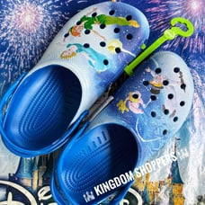 2023 Disney Parks Peter Pan Wendy Tinker Bell Adult Clogs Crocs Size M 5 W 7