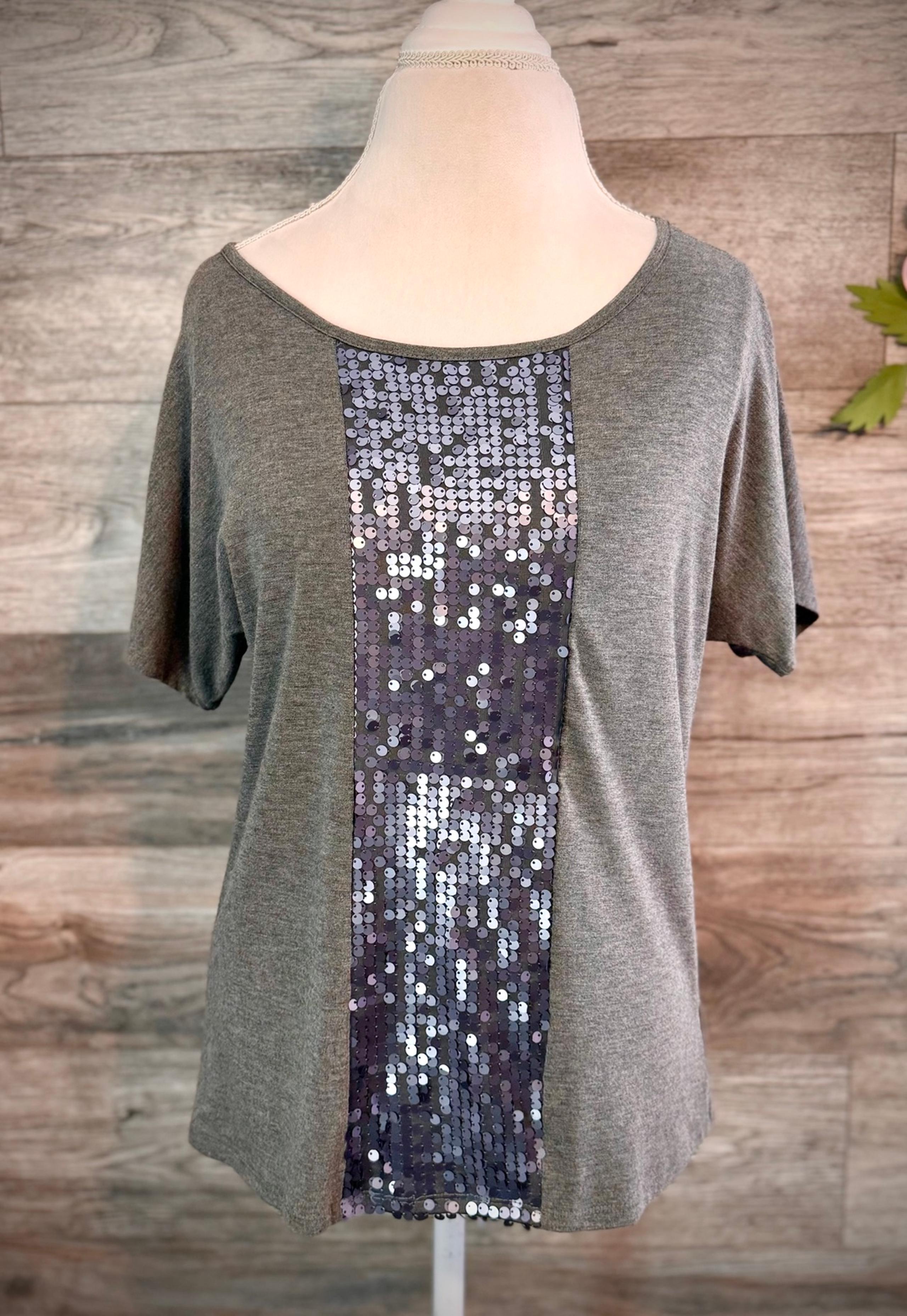 AB Studio Sequined Top