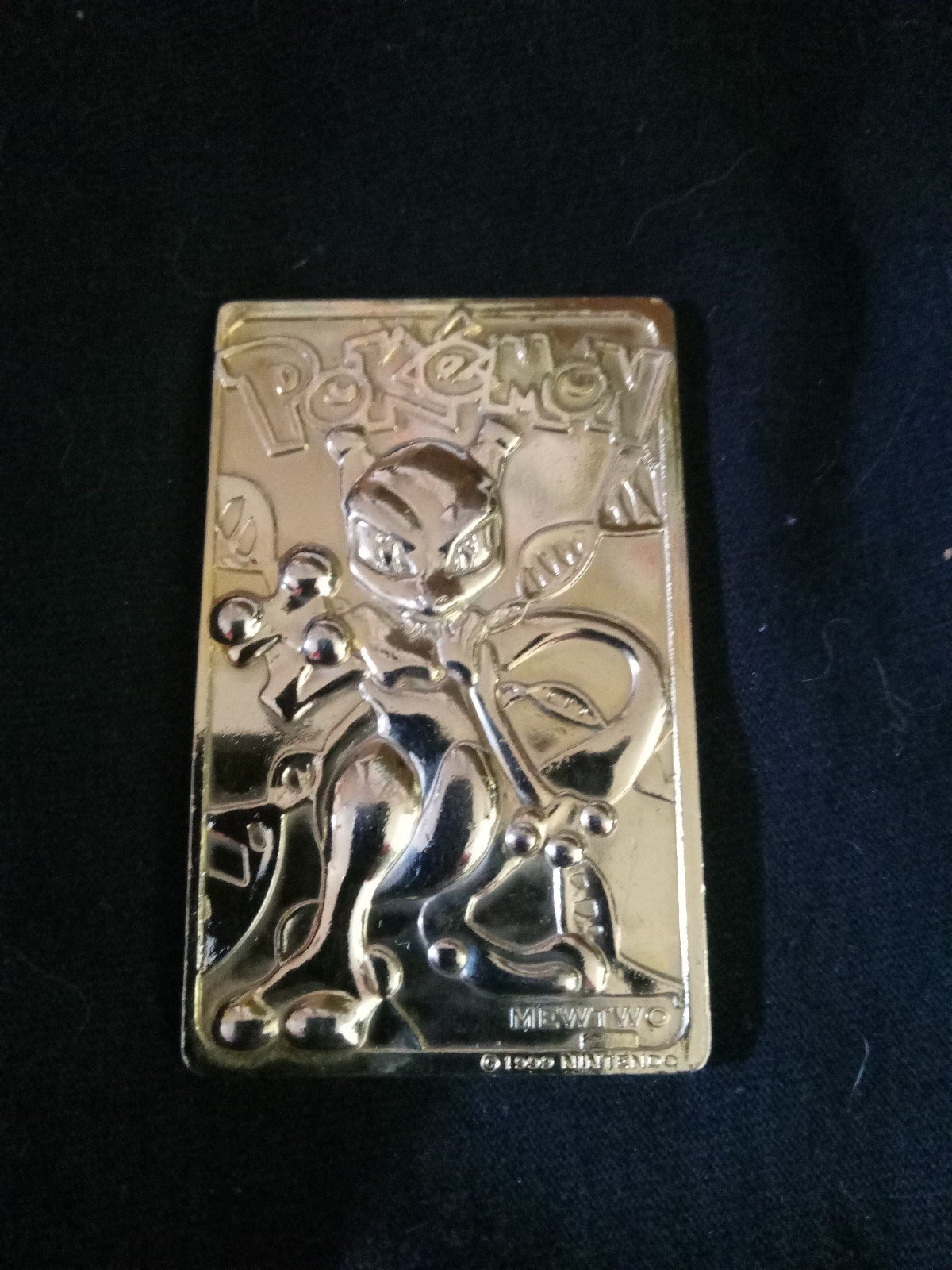 23 karat Gold plated Pokémon collectors edition card