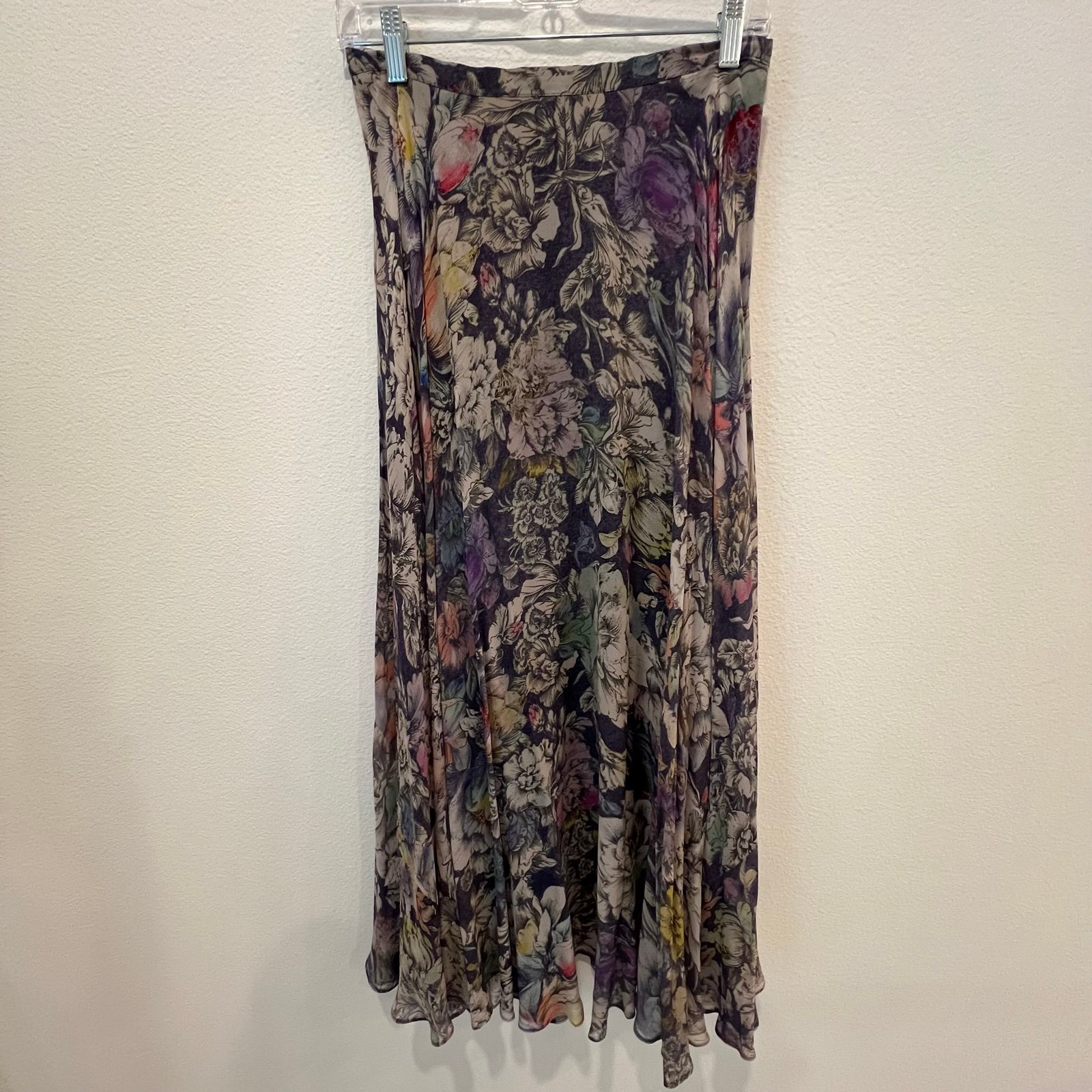 miele floral midi skirt