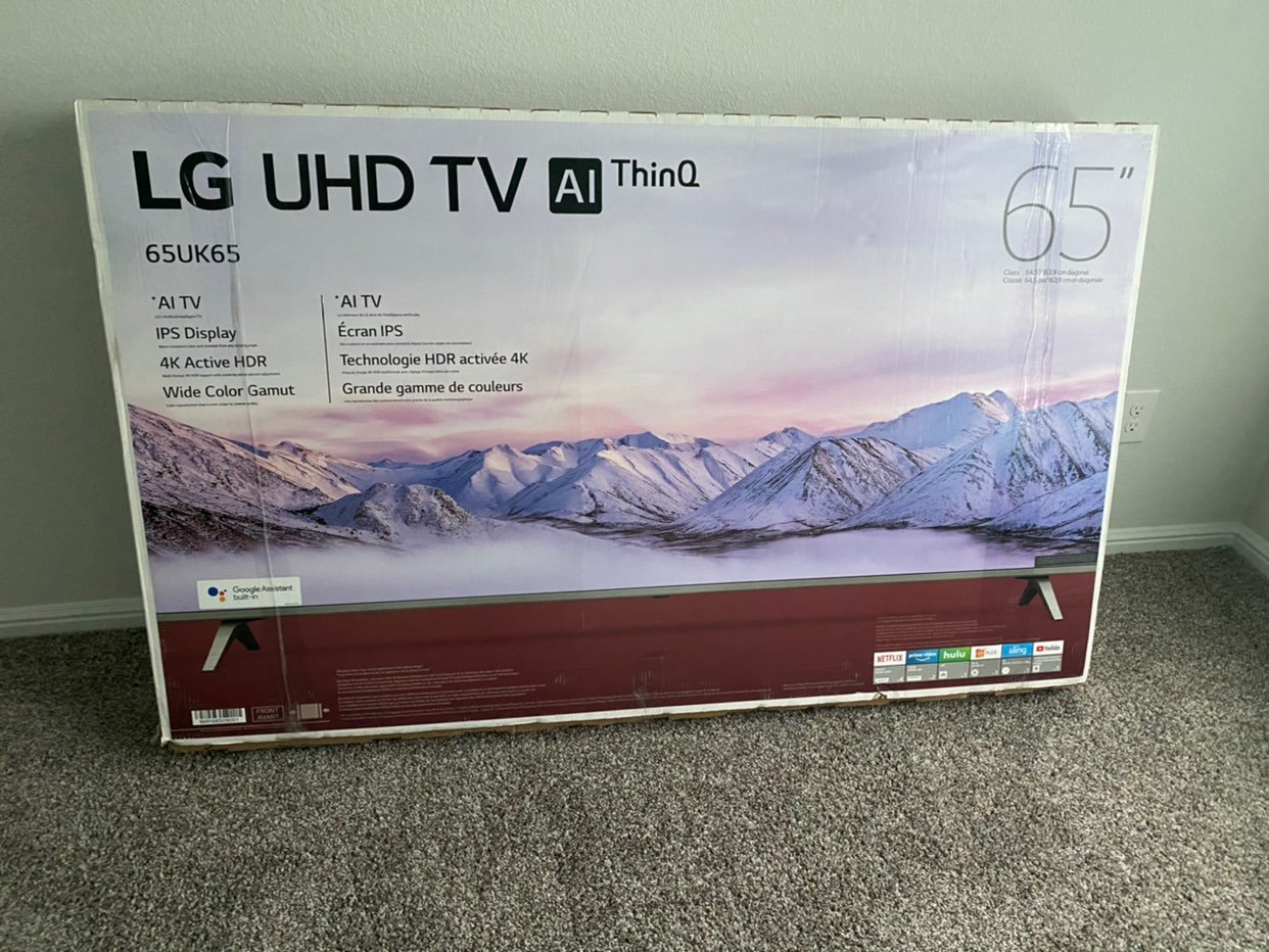 LG UHD TV A1 ThinQ 65 inch