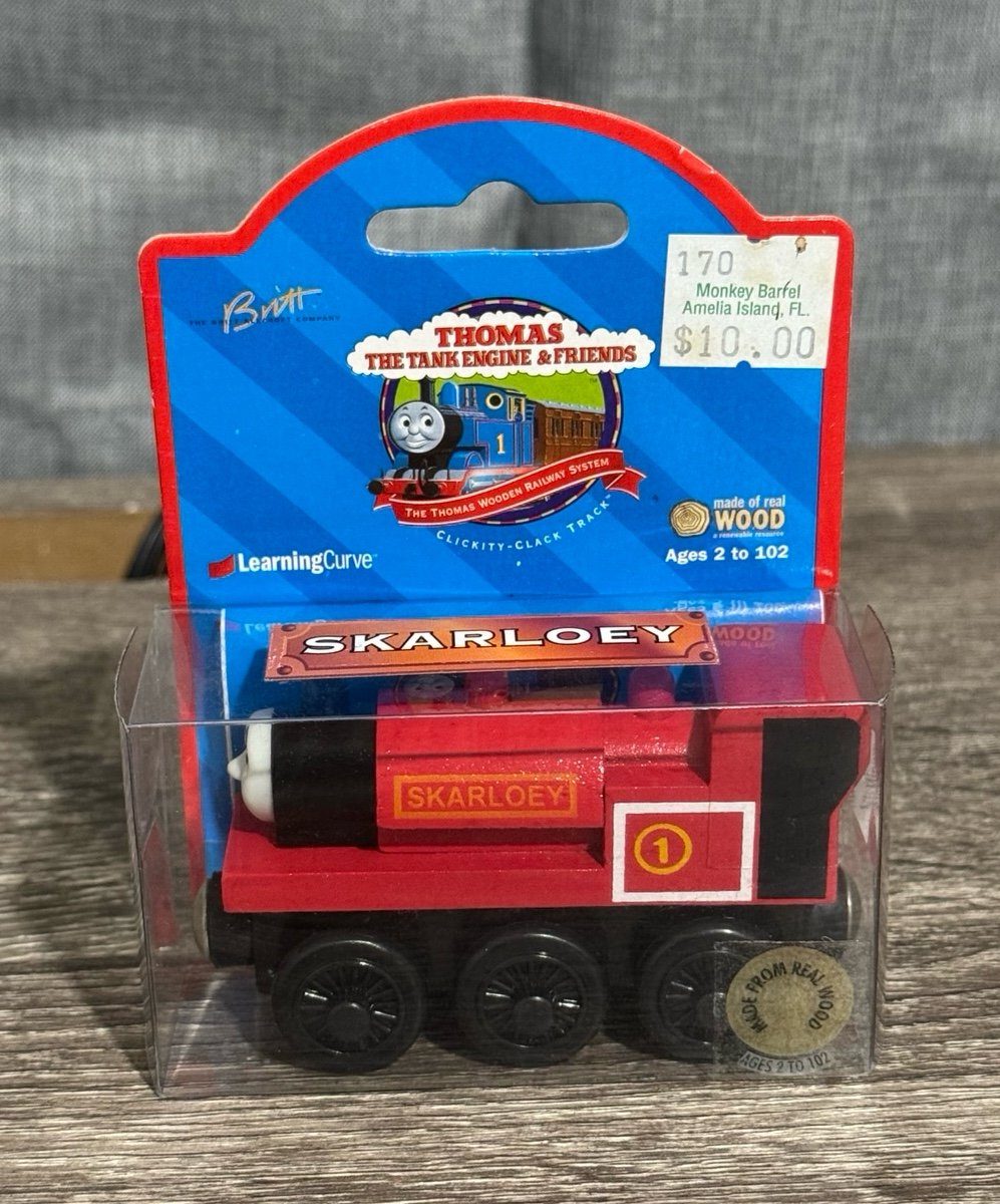 Thomas Tank Engine Wooden Railway Skarloey 1999 Rare Britt NIB Limited Edition