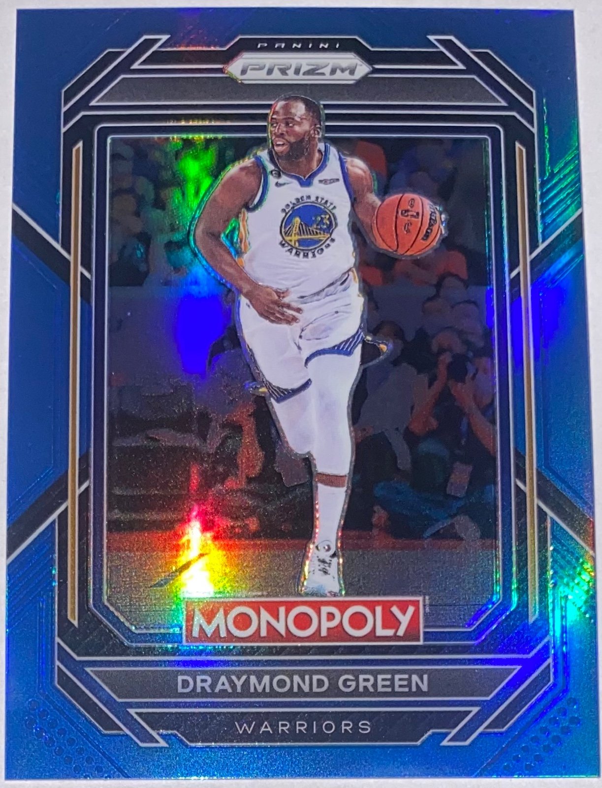 2022-23 Panini Prizm Monopoly Blue Prizm /15 Draymond Green #30 RARE COLOR MATCH
