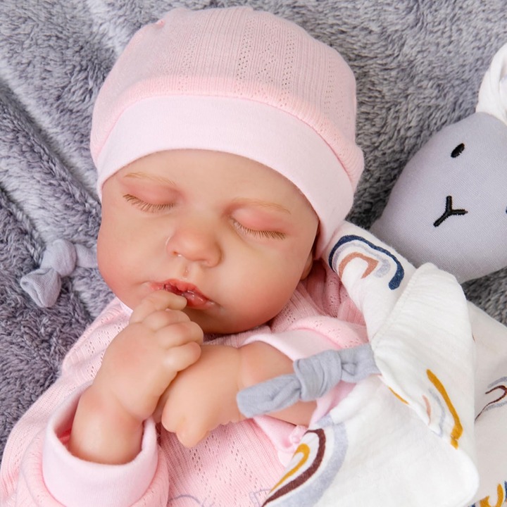 Lifelike Reborn Baby Dolls Girl-20-Inch Soft Body Realistic Silicone Baby Doll