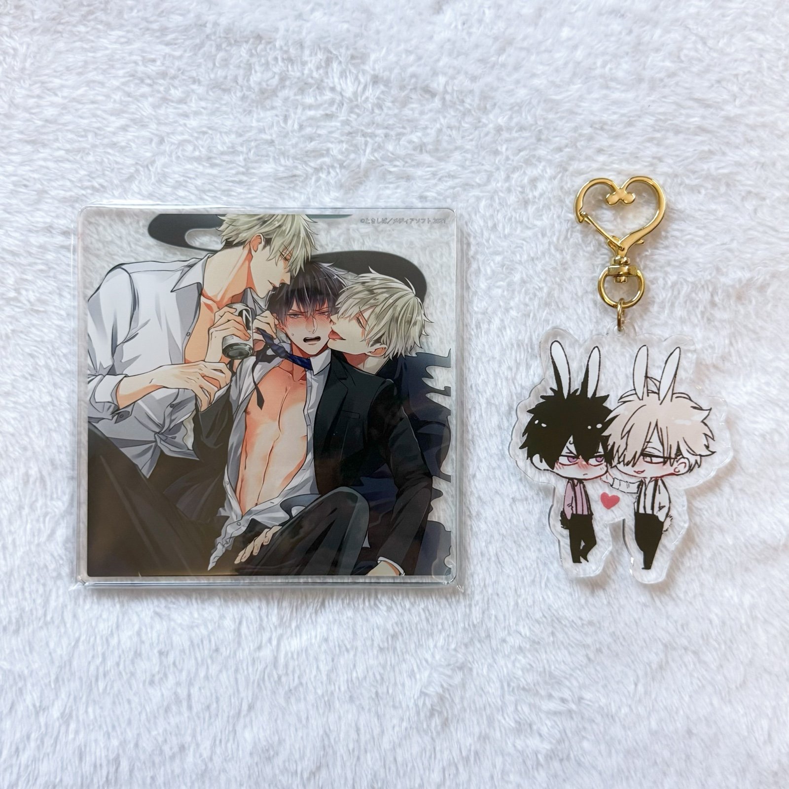 Do S Obake ga Nekasetekurenai yaoi/BL Acrylic Coaster and Keychain Bundle Set