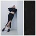 NWT. Zara Black Knit Cropped Sweater. Size L.