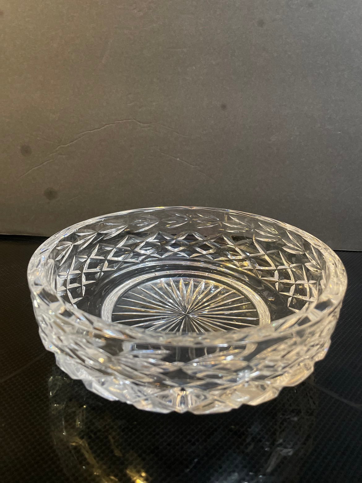 Vintage Signed Tyrone Irish Crystal Bowl 7
